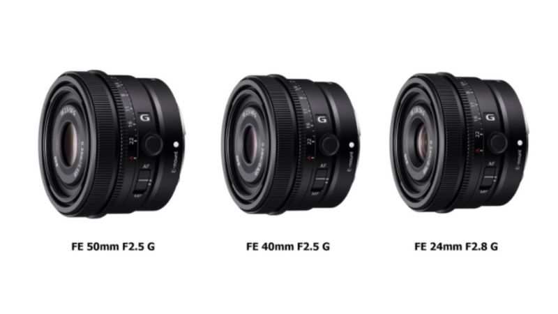 Sony India has launched three new G lenses in India, priced at Rs 66,990