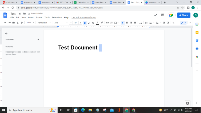 How to add a page on Google Docs